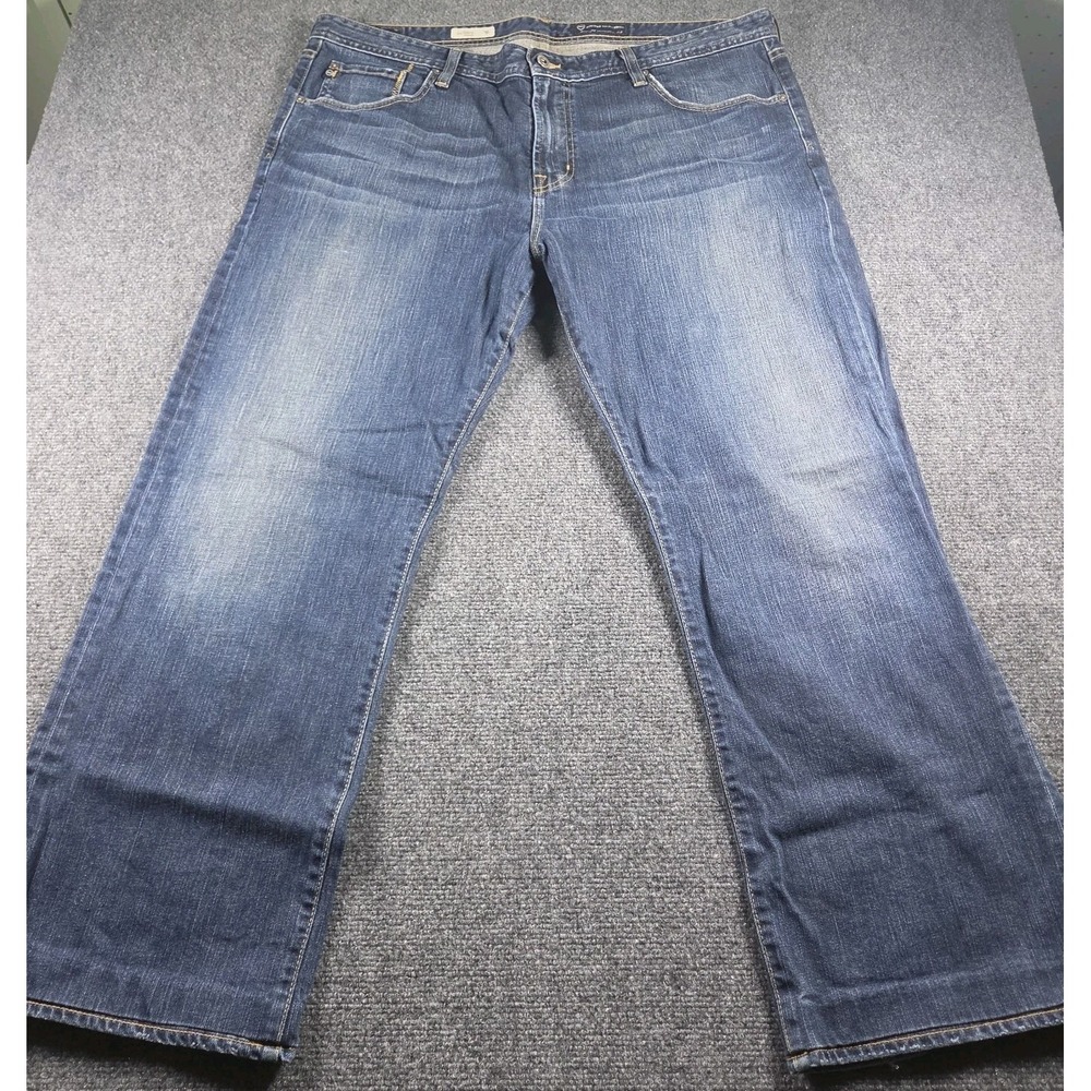 AG Adriano Goldschmied The Hero Relaxed Fit Jeans Dark Wash Mens 40x29 USA